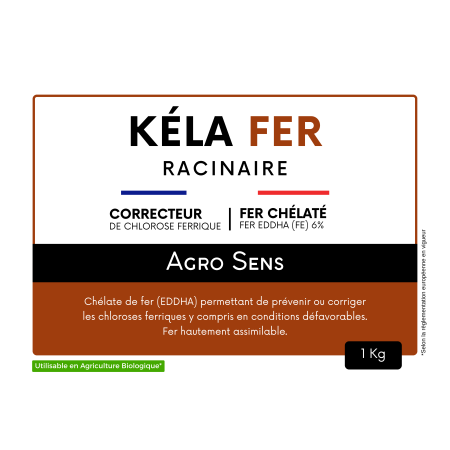 Kélafer Racinaire - Chélate de fer pour application racinaire