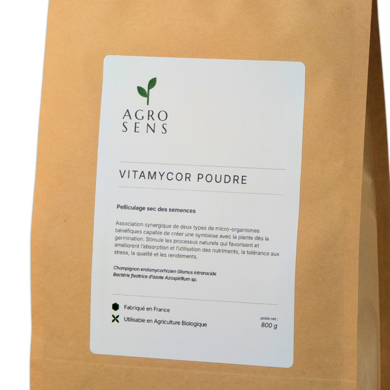 Vitamycor Poudre - Mycorhizes pour pelliculage de semences