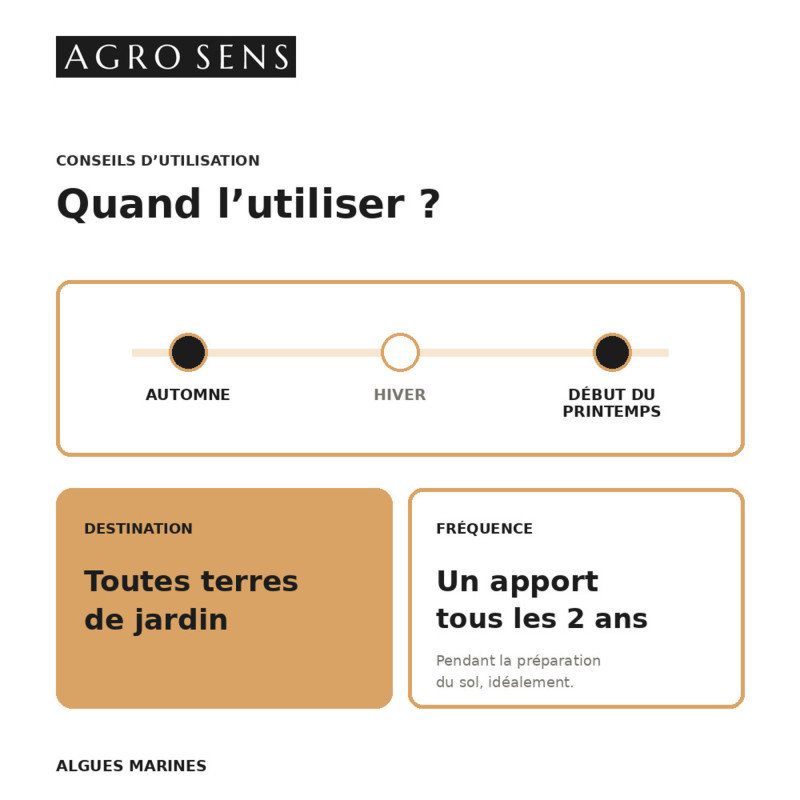Algues pures en poudre pour le jardin | Comptoir des Jardins