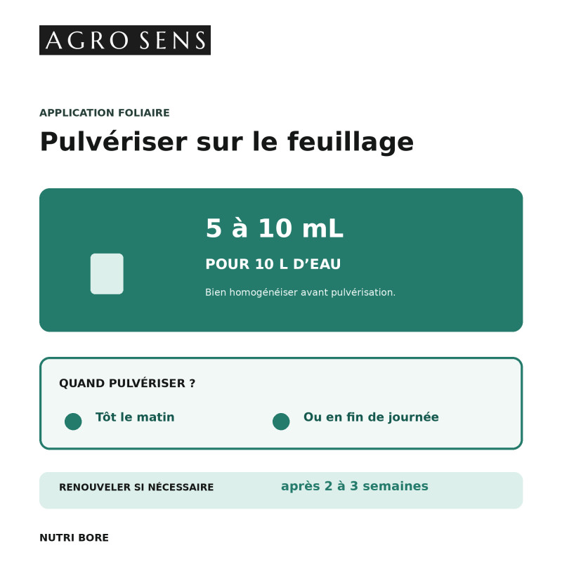 Nutri Bore - Engrais riche en Bore | Comptoir des Jardins