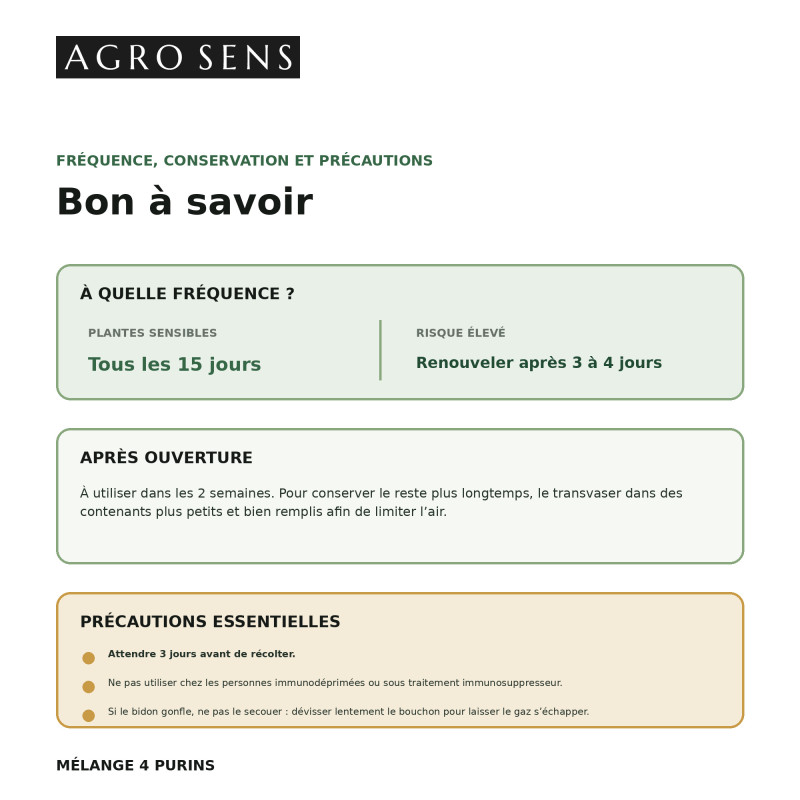 Mélange de purin | consoude prêle bardane sauge | Comptoir des Jardins
