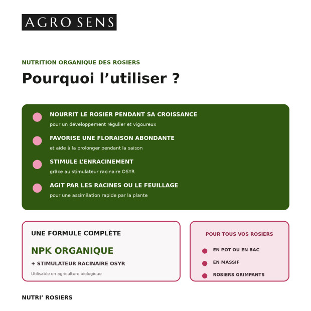 Engrais liquide pour rosiers - concentré à diluer