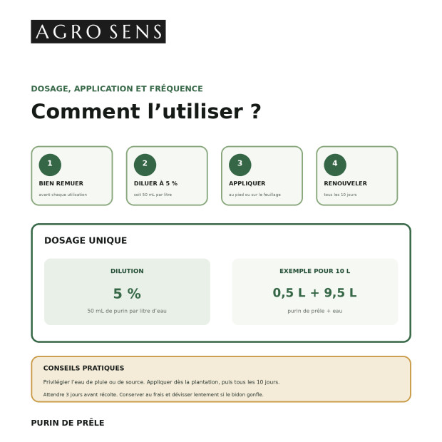 Purin de prêle concentré | Comptoir des Jardins