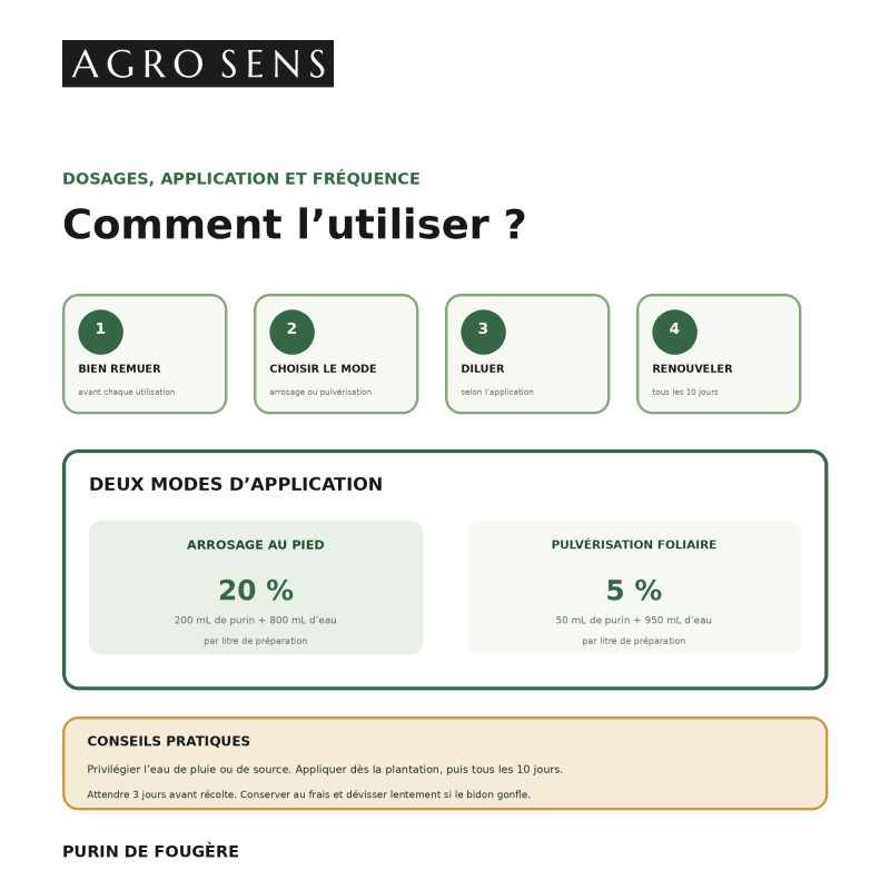 Purin de fougère concentré | Agro Sens