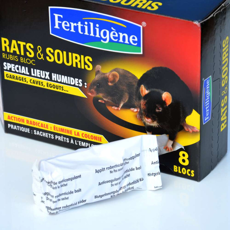 Raticide Souricide Danger , Souricide raticide blocs hydrofuges 300g ...
