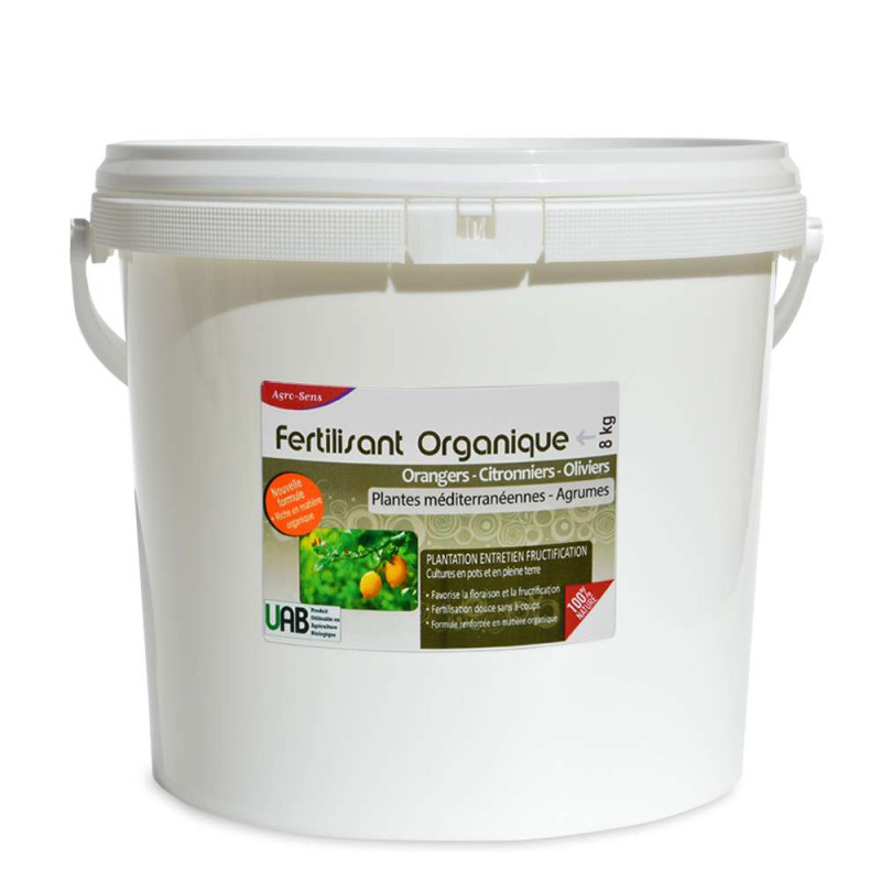 Engrais Agrumes Et Oliviers 4kg - Biologique NPK 3-6-12, Avec Fer Et Magnésium